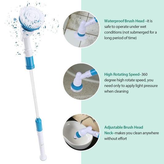 Rechargeable Electric Easy Cleaning Brush Retractable