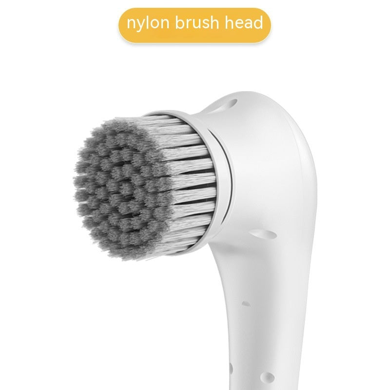 Multifunctional Electric Handheld Kitchen Household Dishwashing Brush Handheld Drill Brush Set With 5 Heads