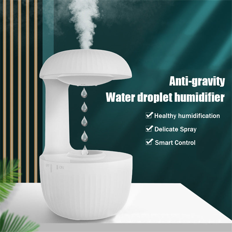 Levitating Rain Drops Air Humidifier for relieving fatigue and insomia