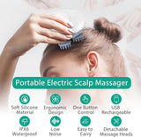Electric Scalp Massager 4 Head Hair & Scalp Massage Brush