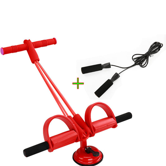 Fitness Sit Up Pull Rope with Pedal Resistance Band