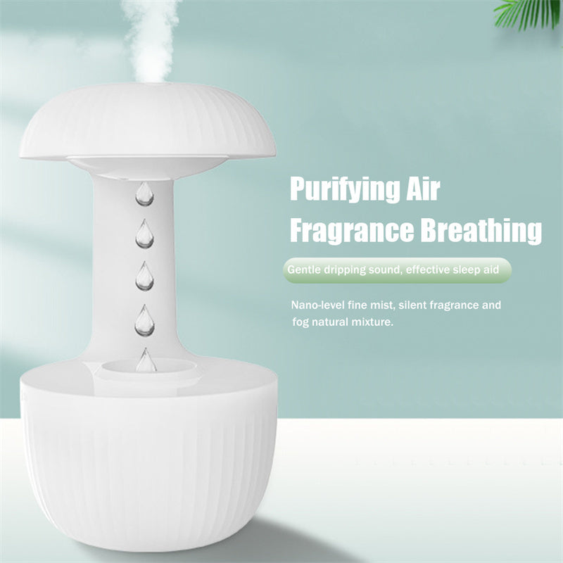 Levitating Rain Drops Air Humidifier for relieving fatigue and insomia