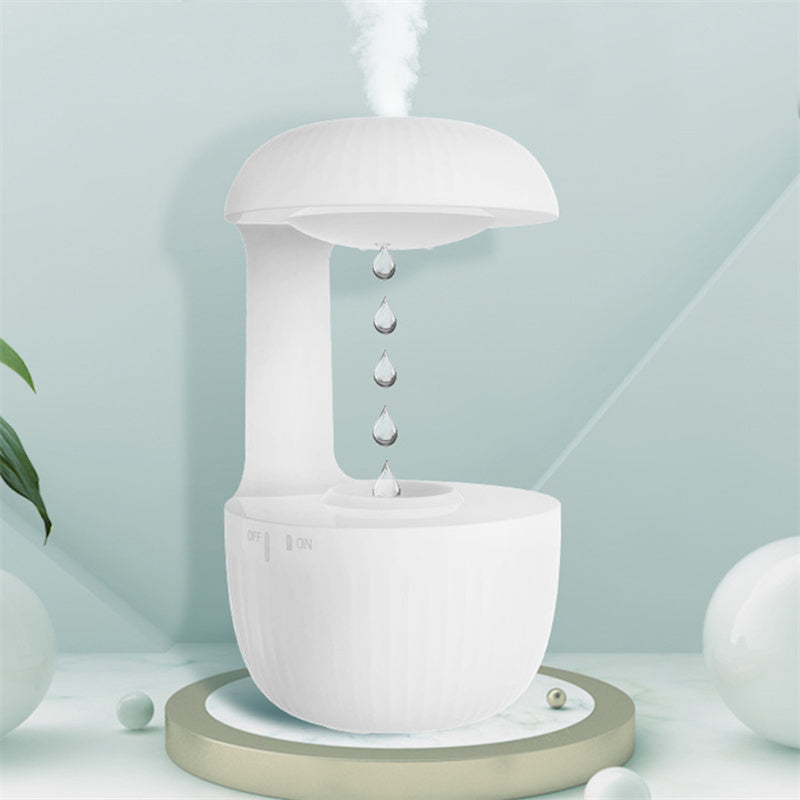 Levitating Rain Drops Air Humidifier for relieving fatigue and insomia