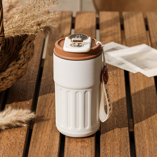 The best Smart Digital Thermal Bottle Portable Coffee Mug Stainless Steel for Christmas gift