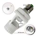 E27 Infrared Human Body Sensor Lamp Holder Led Bulb Lamp Holder Infrared Sensor Household Screw For Home Smart Life